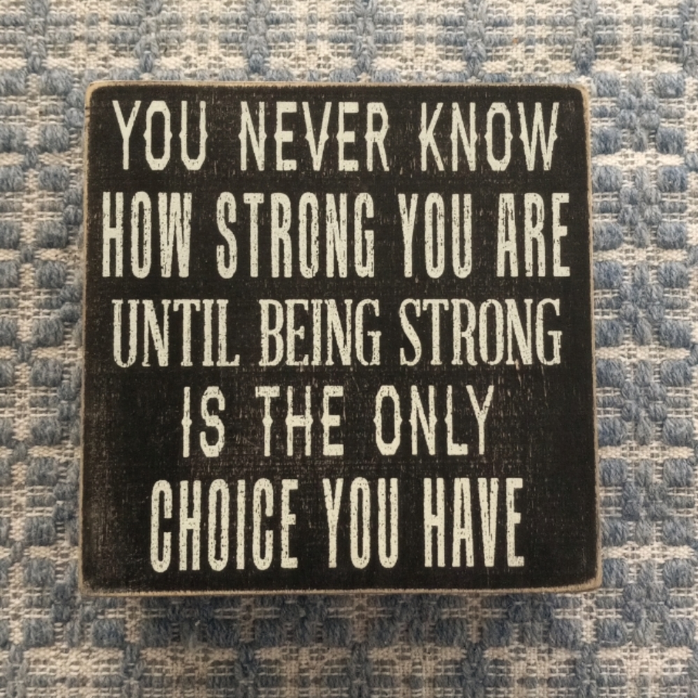 Wooden sign